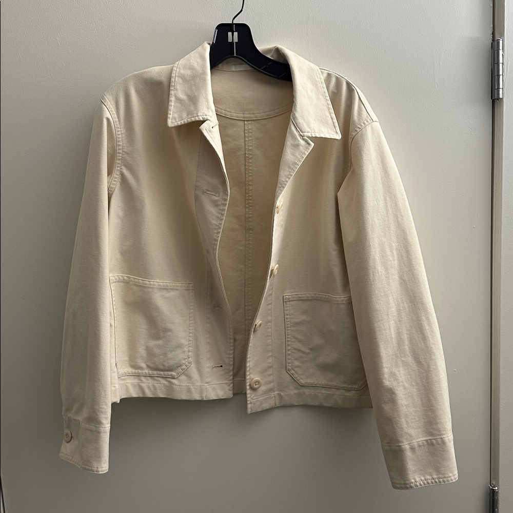 Uniqlo Cream Utility Jacket for Women